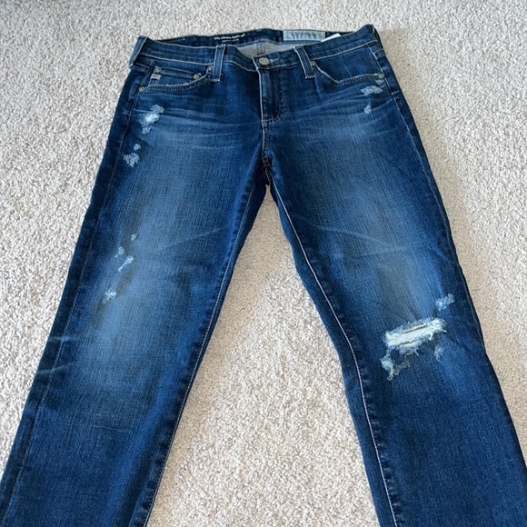 AG Adriano Goldschmied The Prima Cigarette Roll Up Jeans Womens 28R (NWOT) - Picture 5 of 8